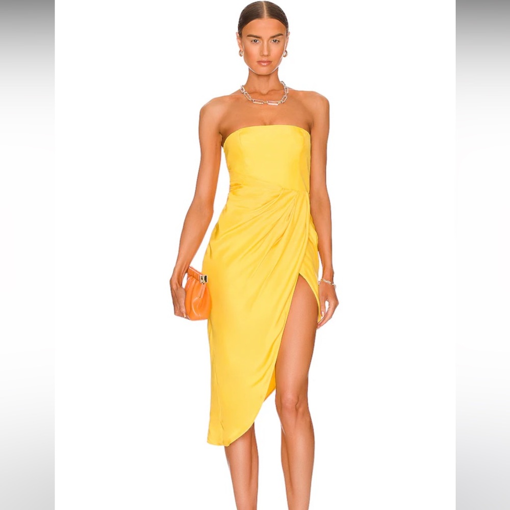 NWT Gauge81 Silk and Yellow Dress XS